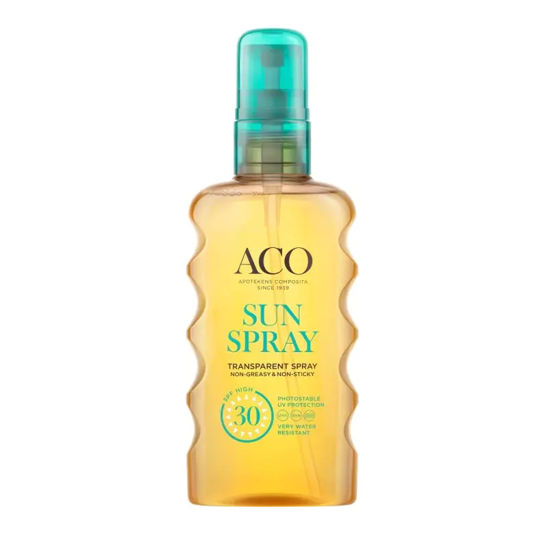 ACO Sun Transparent Spray SPF 30, 175 ml